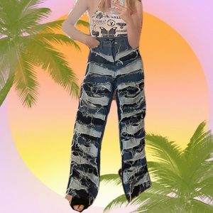 JADED LONDON LAYERED DENIM JEANS 👖